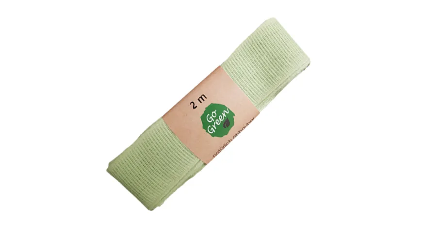 TRUBA GoGreen Baumwollband lindgrün 2 m