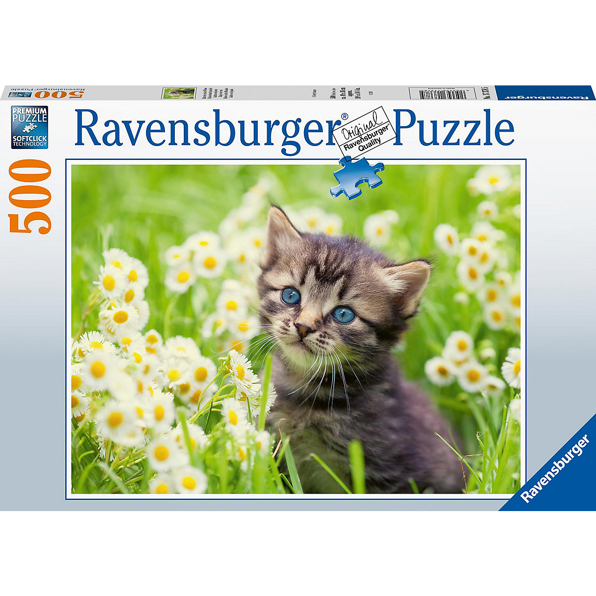 Puzzle Kätzchen in der Wiese