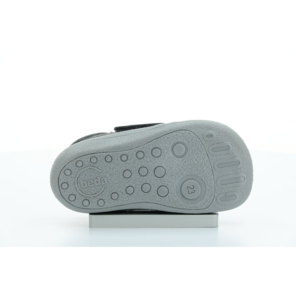 Beda Tom Barfußsneakers (BF 0001/SK/1W Mesh mit Leder)
