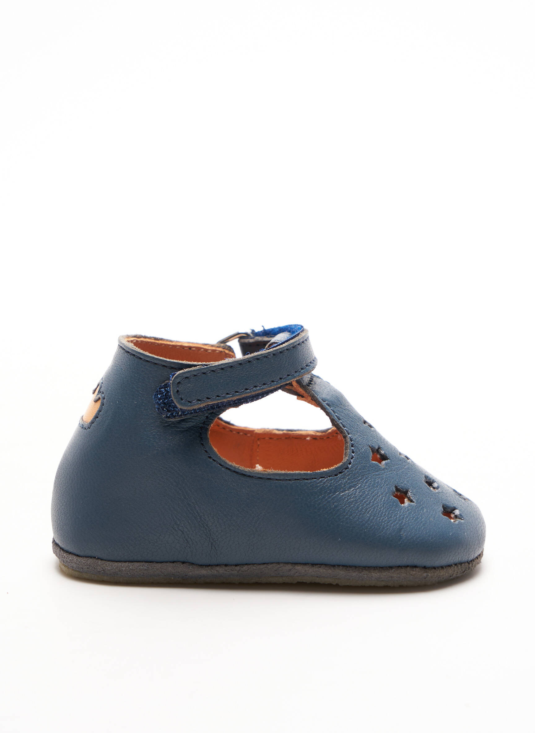 Easy Peasy Chaussons Fille couleur bleu