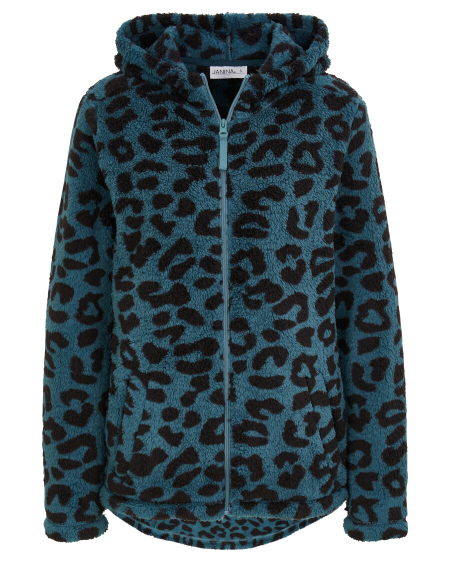 Fleecejacke mit Muster