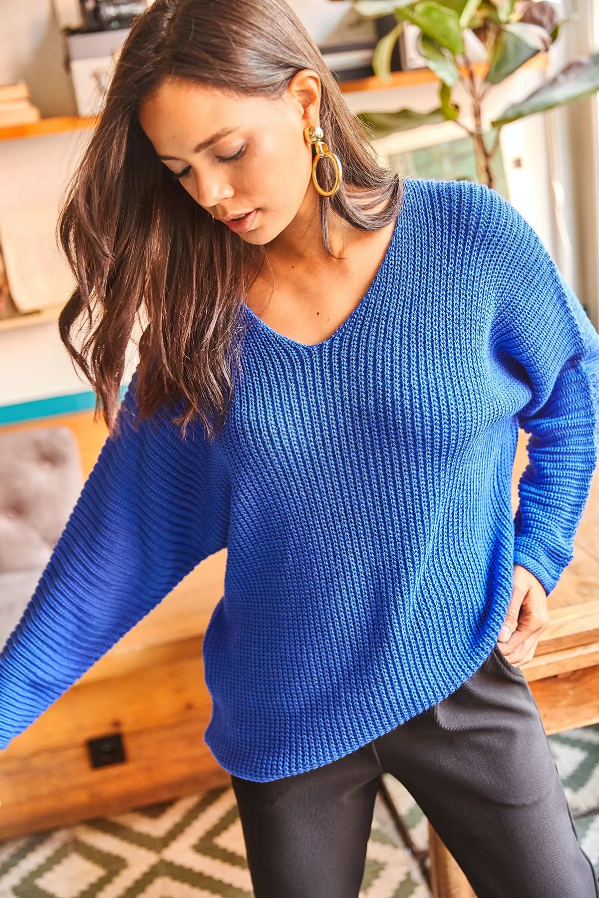 Olalook  Pullover - Dunkelblau - Regular Fit