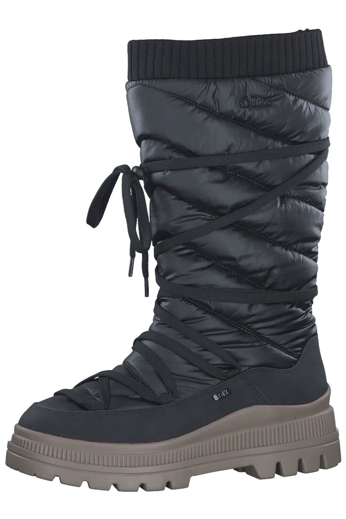 s.Oliver  Schneestiefel - Schwarz - Flacher Absatz