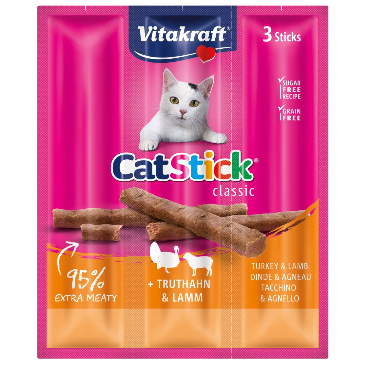 Vitakraft Cat-Stick mini Truthahn & Lamm kaufen