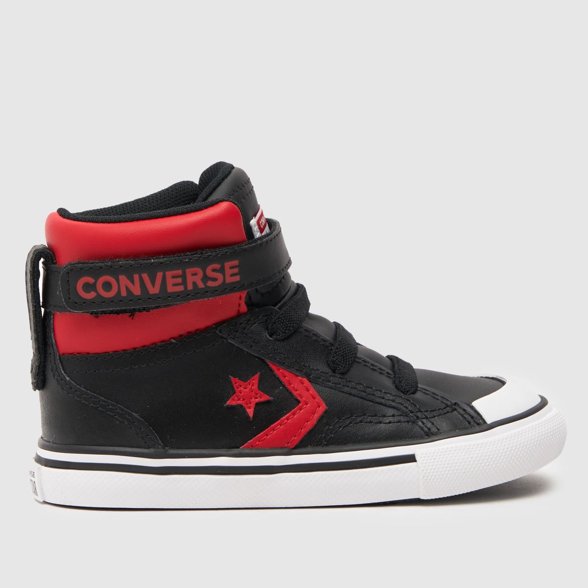 Converse fekete és piros Pro Blaze fiús kisgyermek tornacipő