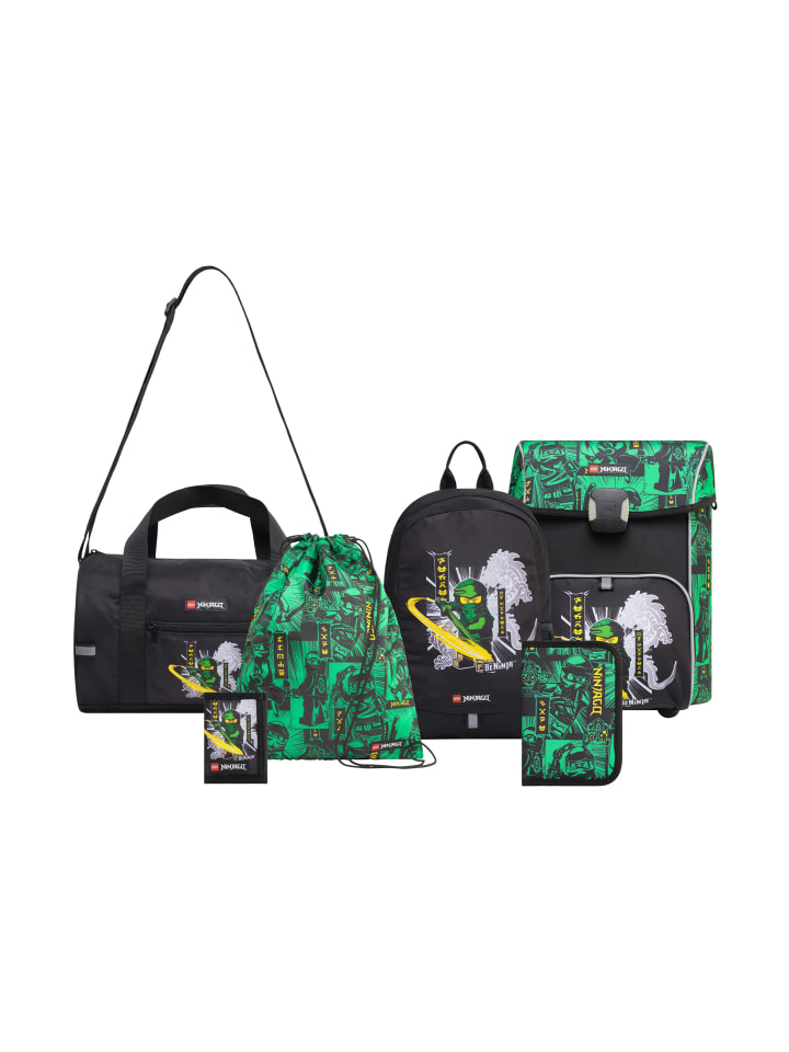 LEGO® Bags Schulrucksack Set Starter Kit in green günstig kaufen onesize