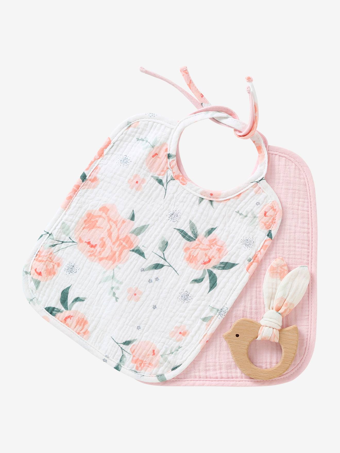 Vertbaudet Baby Geschenk-Set zur Geburt, personalisierbar Oeko-Tex - braun