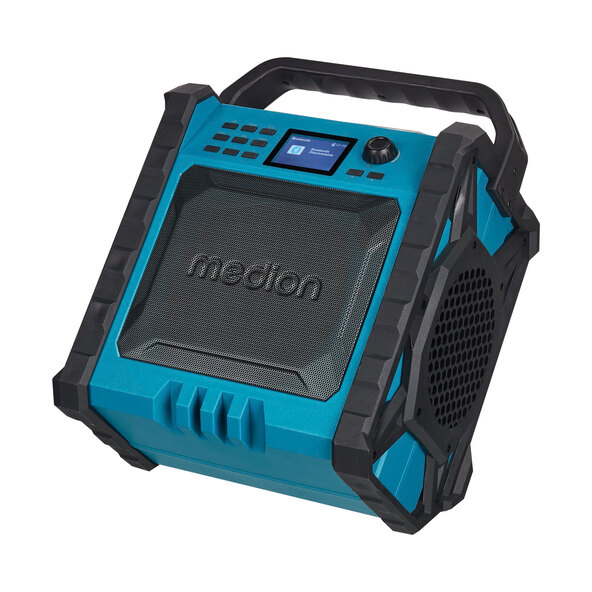 Premium Baustellenradio, inkl. integrierter Powerbank (MD43896)