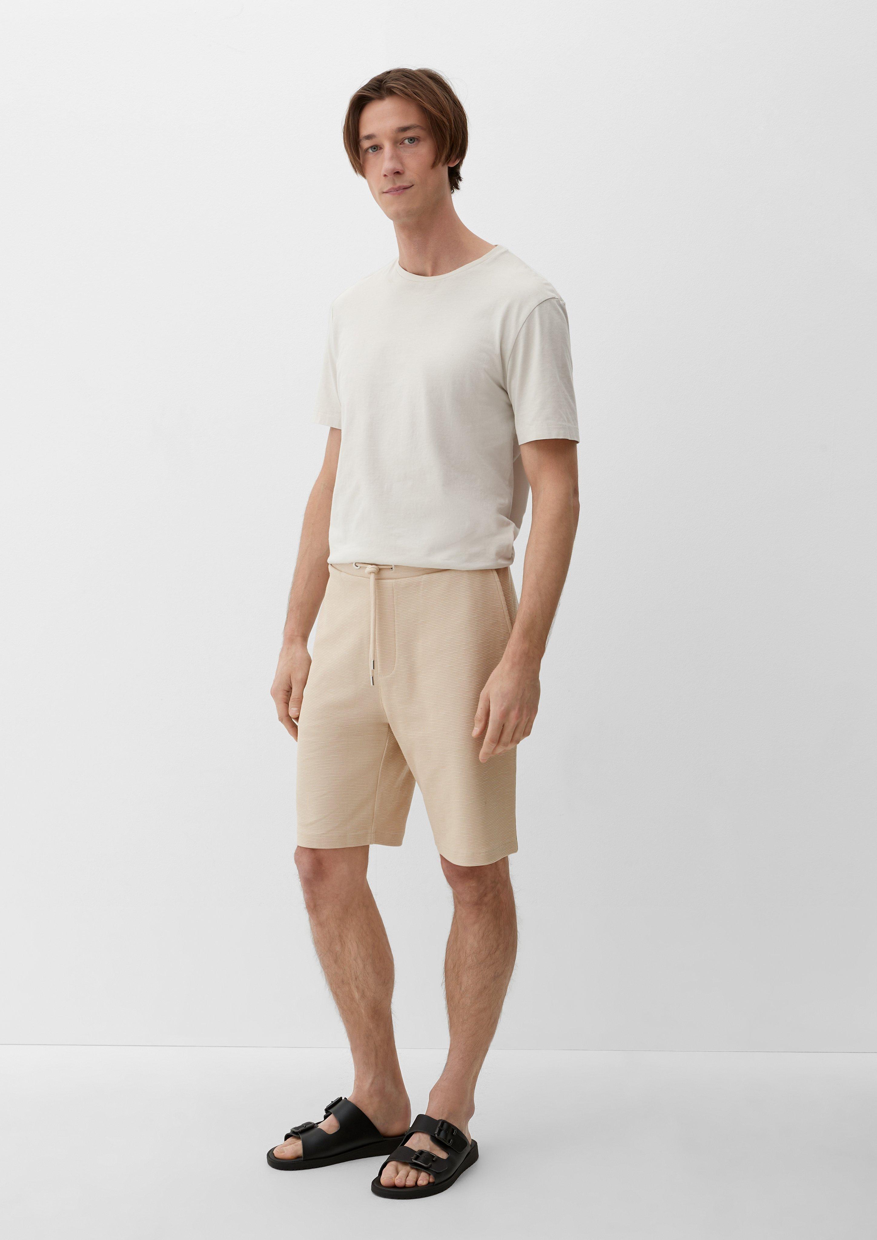 Relaxed: Shorts mit Waffelpiqué-Struktur  2133087-8138