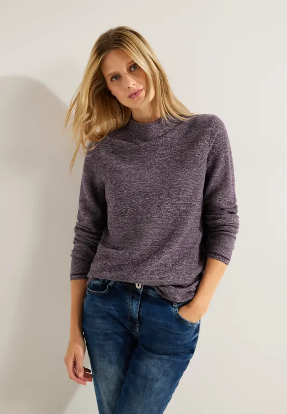 CECIL Pullover mit Stehkragen