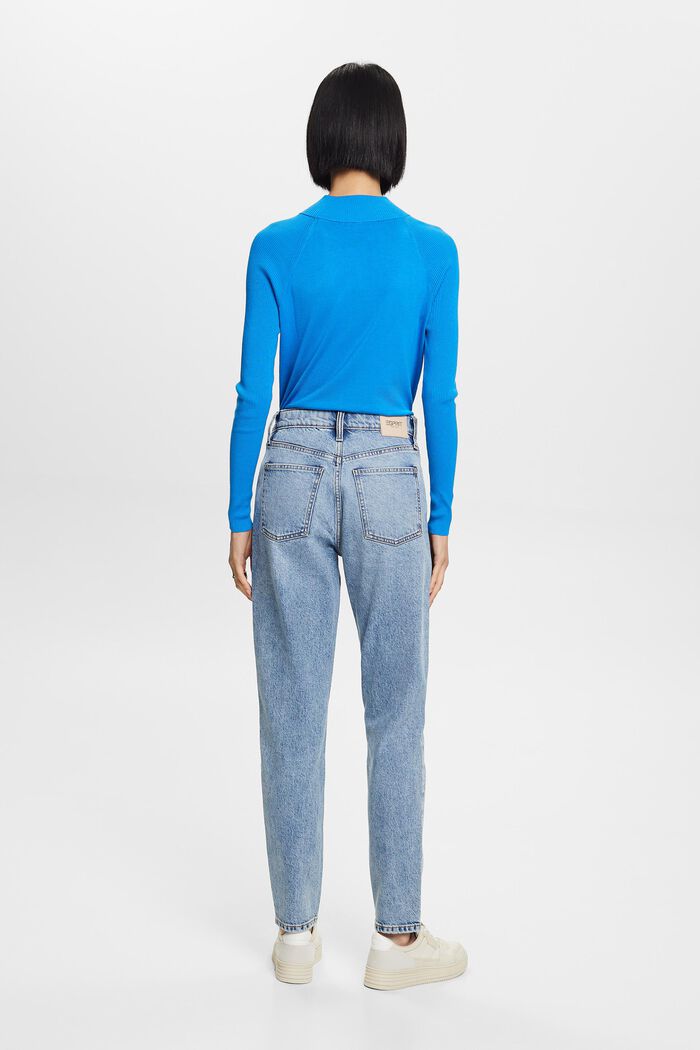 Klassische Retro-Jeans mit hohem Bund