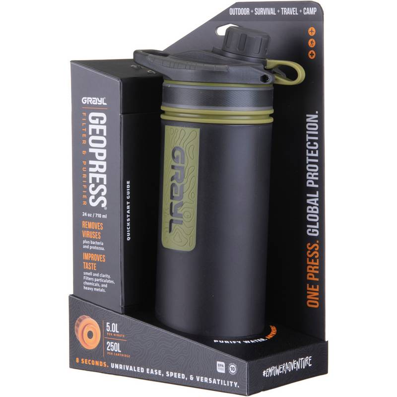 Grayl Geopress Purifier Bottle Trinksystem