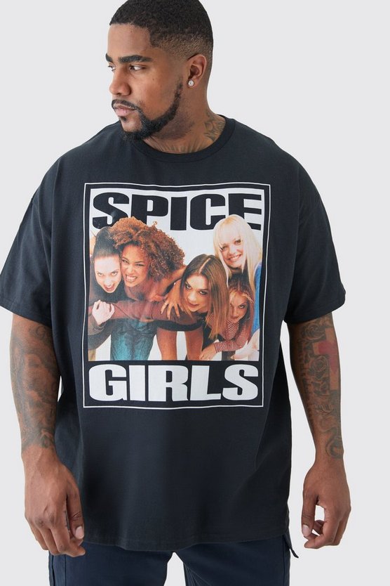 Plus schwarzes Spice Girls T-Shirt
