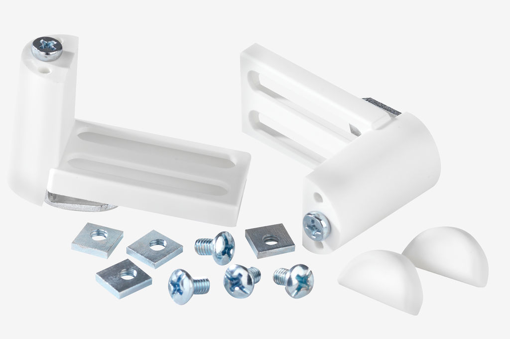 Kit d'installation pour fenêtre en PVC (2 pièces/paquet)