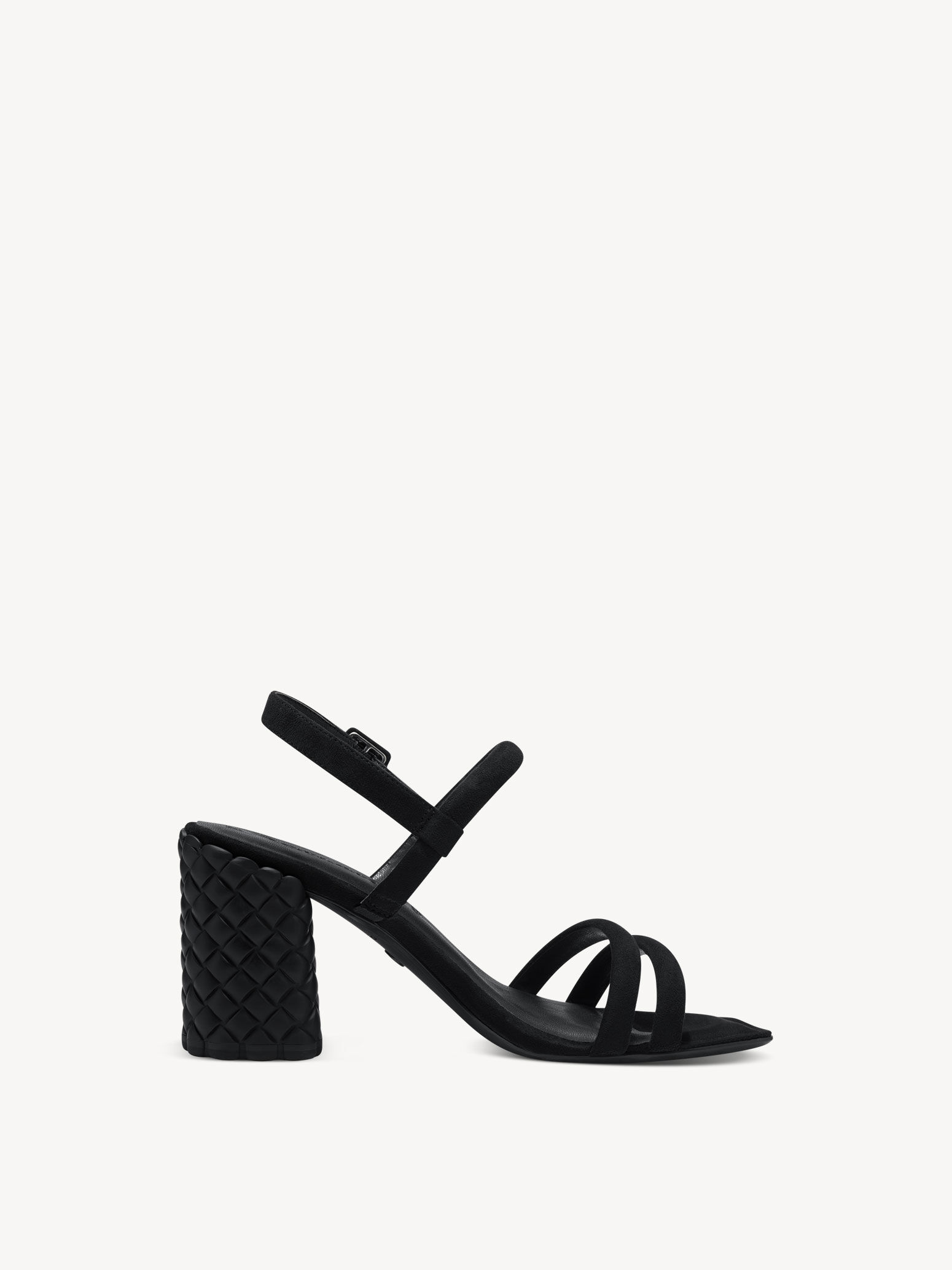 Sandale à talon - noir