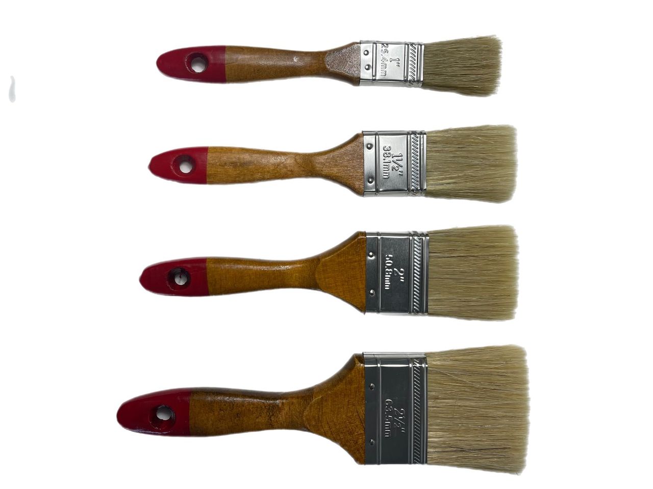 Vago-Tools Lasurpinsel Flachpinsel Pinselset 24 tlg Set Lackpinsel 25/38/50/63mm