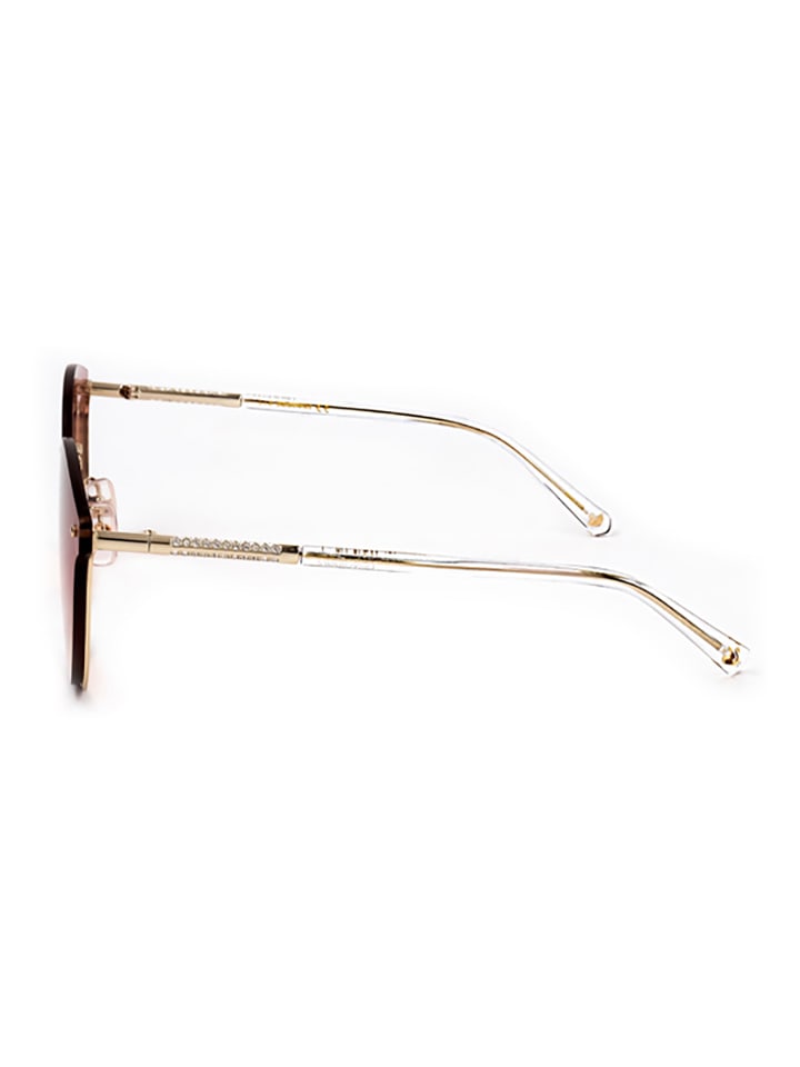 Swarovski Damen-Sonnenbrille in Gold/ Pink günstig kaufen 66