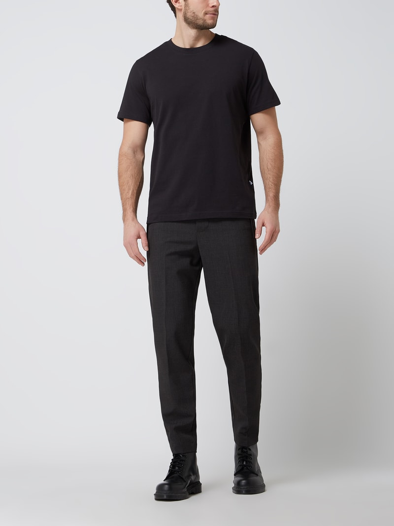 T-Shirt im 2er-Pack in schwarz