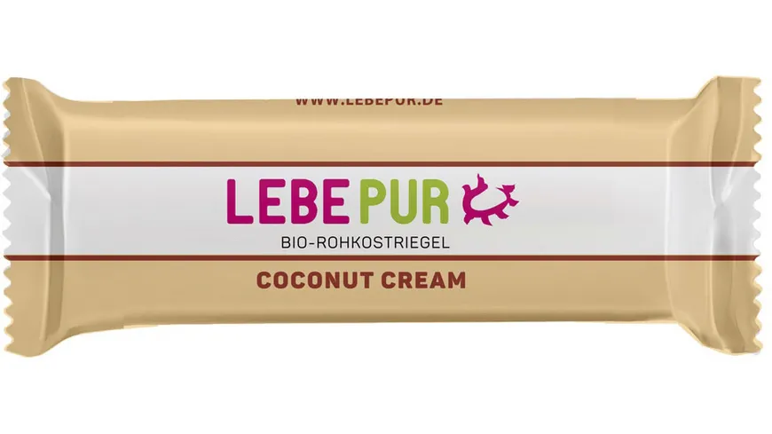 LEBEPUR Bio-Coconut Cream Riegel 50 g