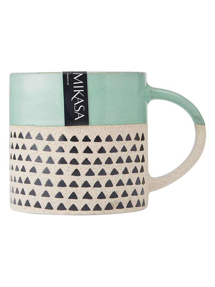Mikasa 2er-Set: Tassen in Mint/ Beige - 390 ml günstig kaufen onesize
