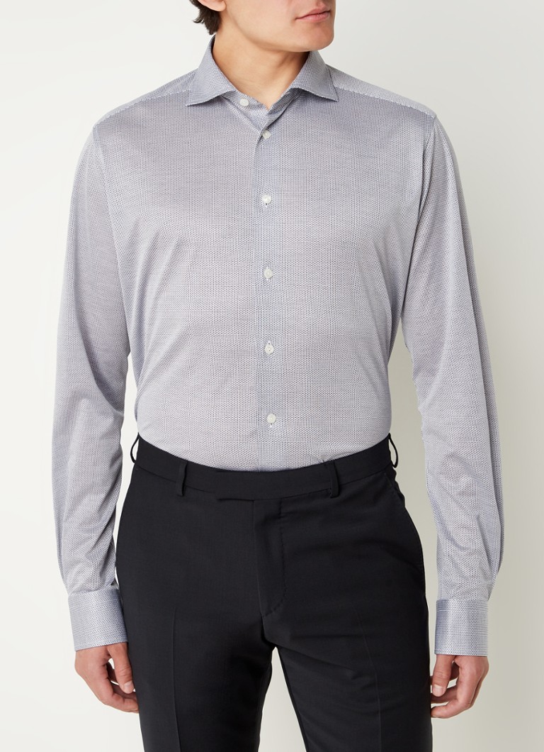 Košile Eton Regular Fit s tkanou texturou