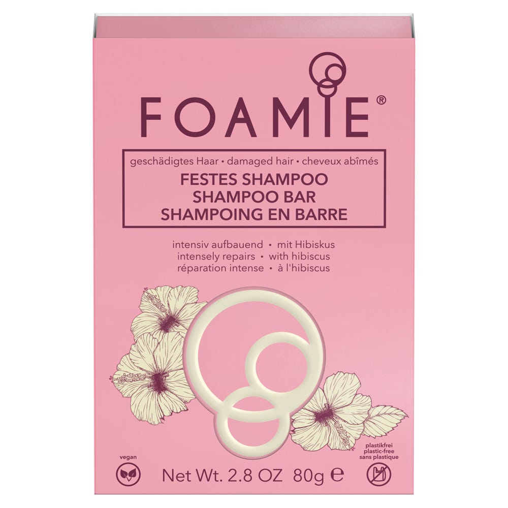 FOAMIE Festes Shampoo - Hibiskiss 80 g
