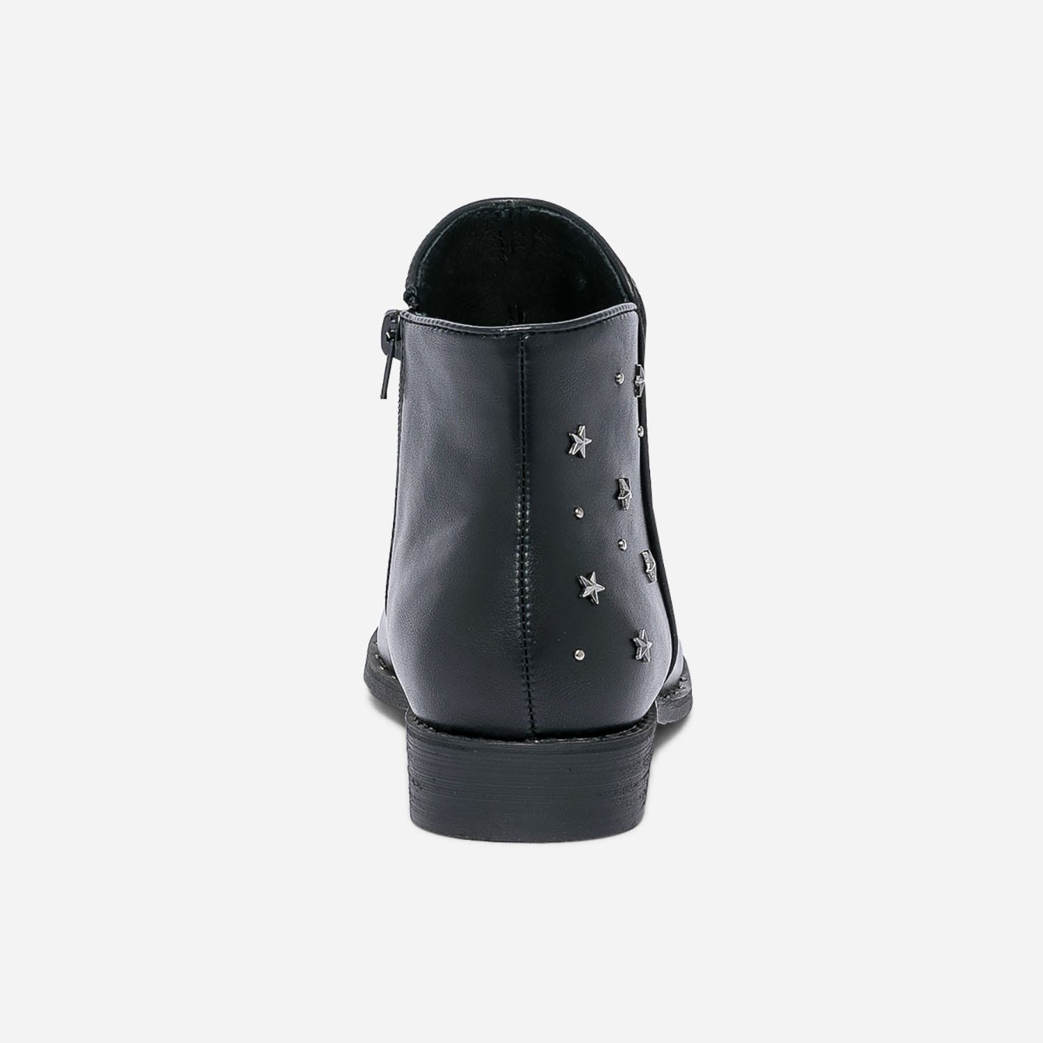 Boots noir avec clous et rivets étoiles
