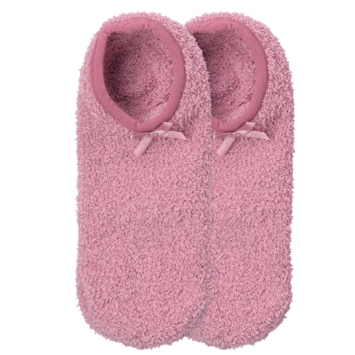 1 Paar Damen Kuschelballerinas mit Schleife