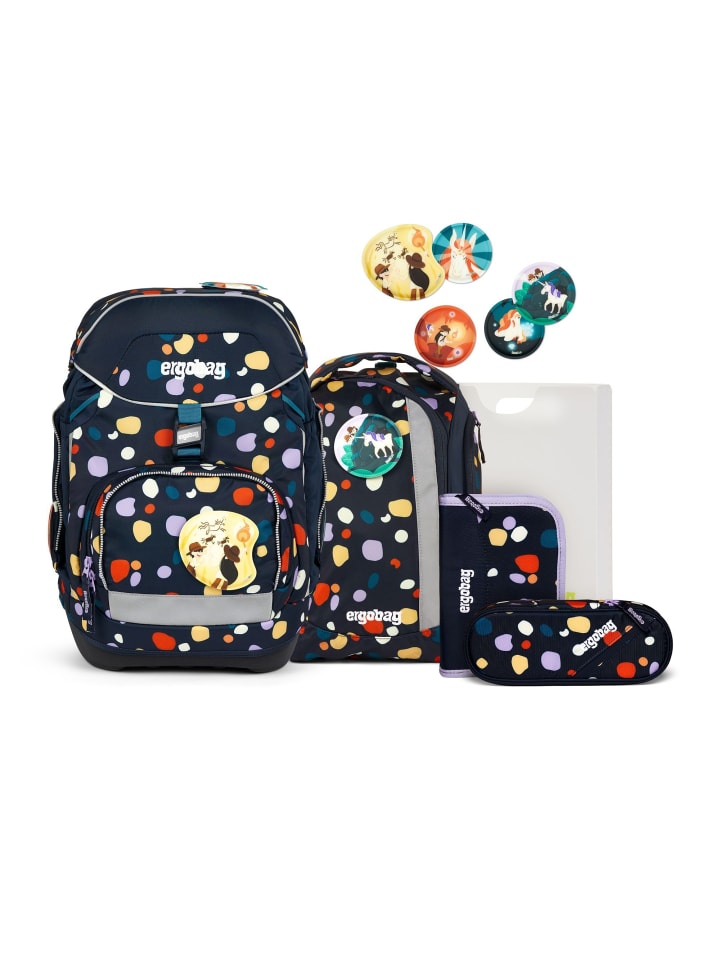 Ergobag Pack Schulranzen-Set 6-teilig in Bärnsteinhöhle günstig kaufen onesize