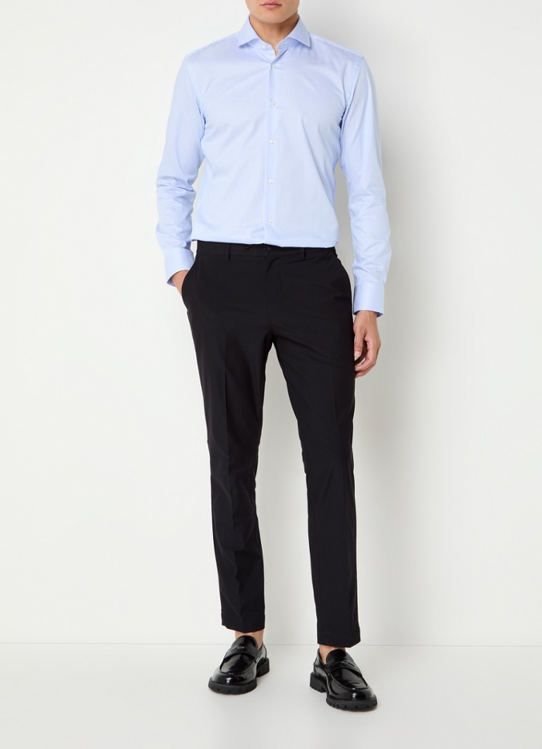 Cămașă HUGO BOSS H-Hank Slim Fit cu imprimeu și dungi