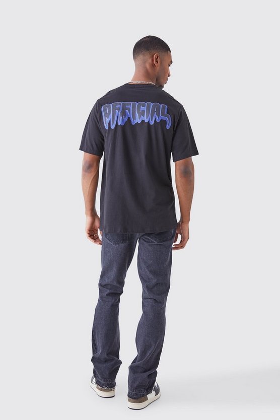 Tall Oversize T-Shirt mit Official Drip Print