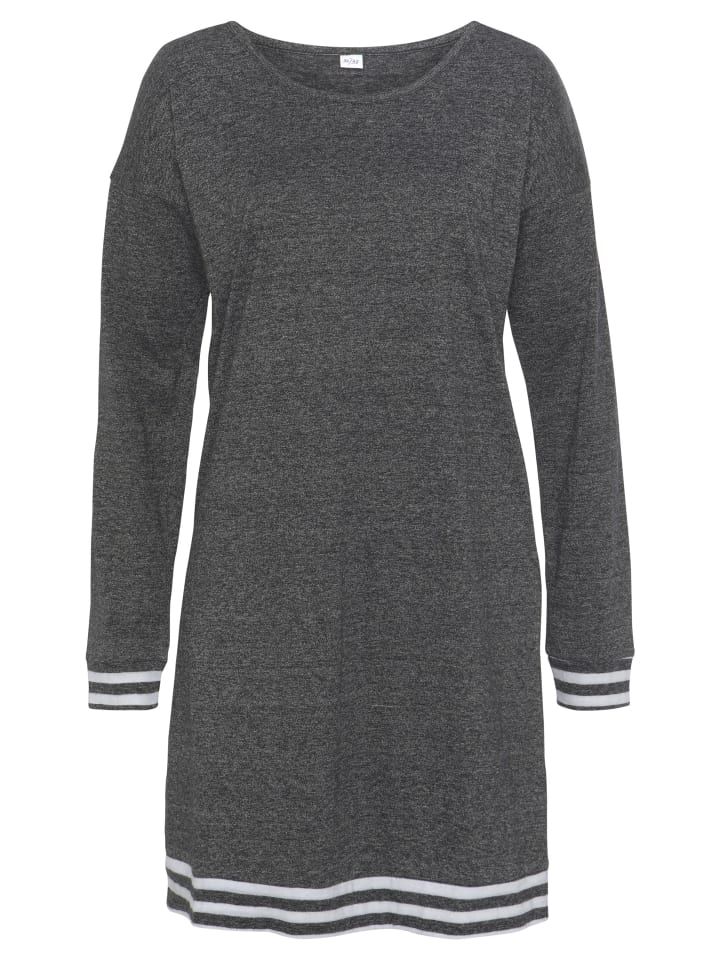 VIVANCE DREAMS Sleepshirt in schwarz meliert günstig kaufen