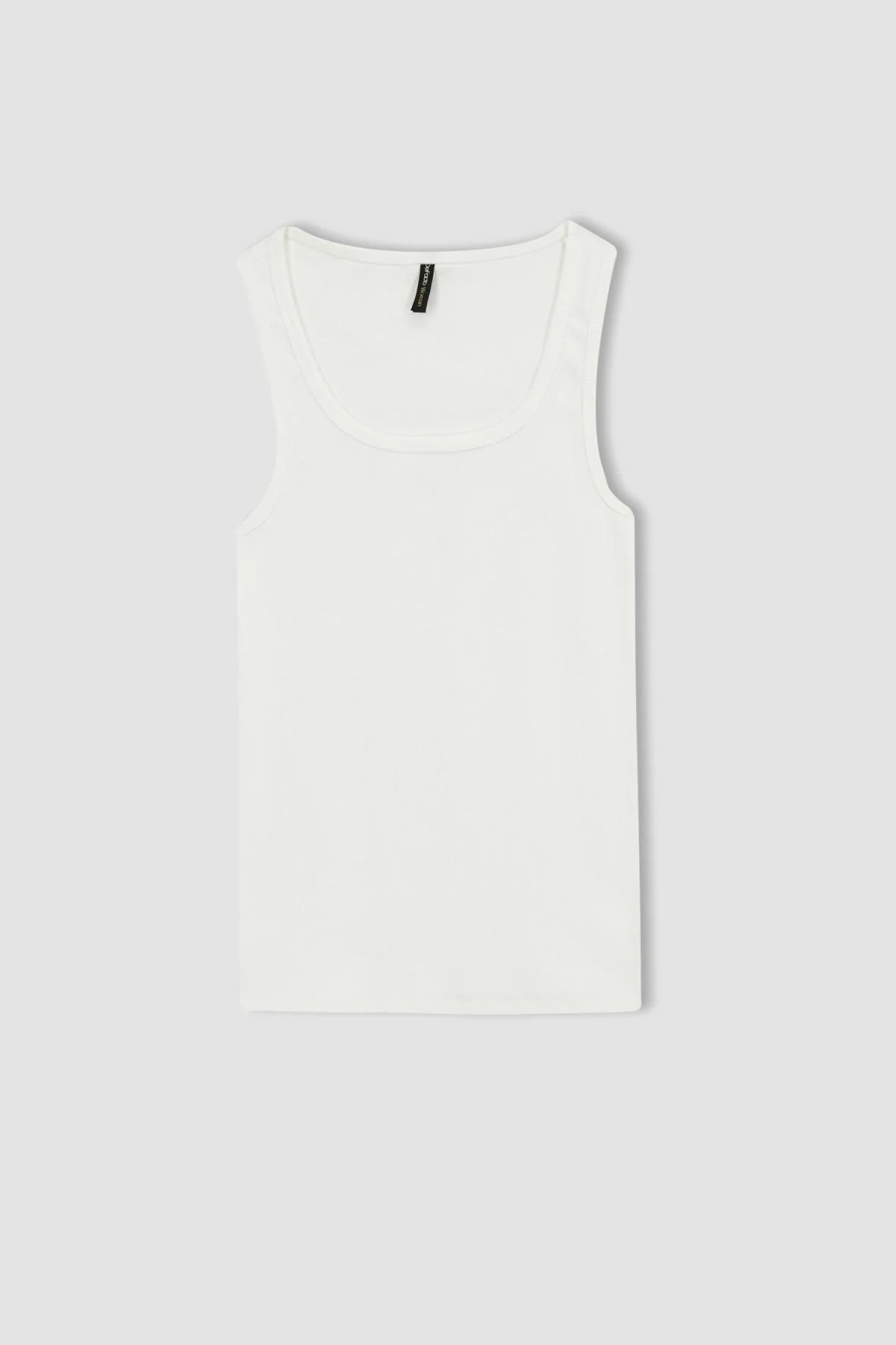 DeFacto  Slim Fit Rundhals-Ripp-Unterhemd für Sportler