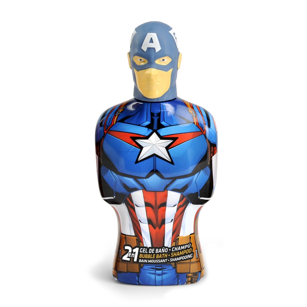 Marvel Captain America Bain moussant shampooing 2 en 1