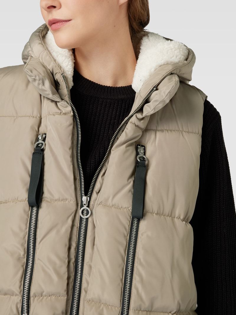 Steppweste im Double-Layer-Look Modell 'NEWNORA' in sand