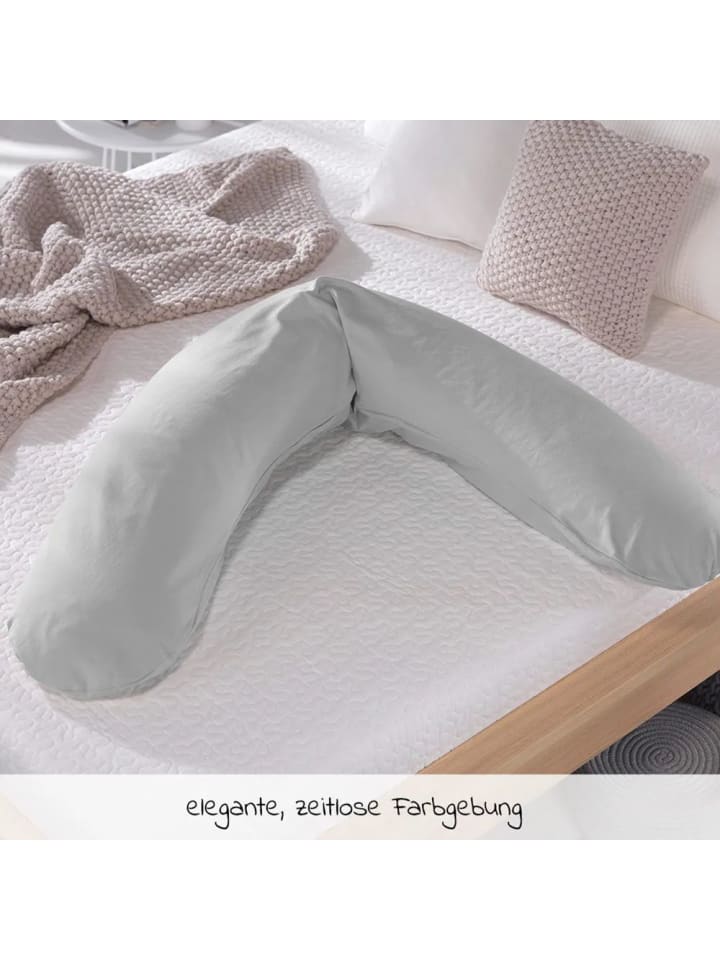 Theraline Stillkissen Das Original mit Mikroperlen-Füllung inkl. in grau günstig kaufen onesize