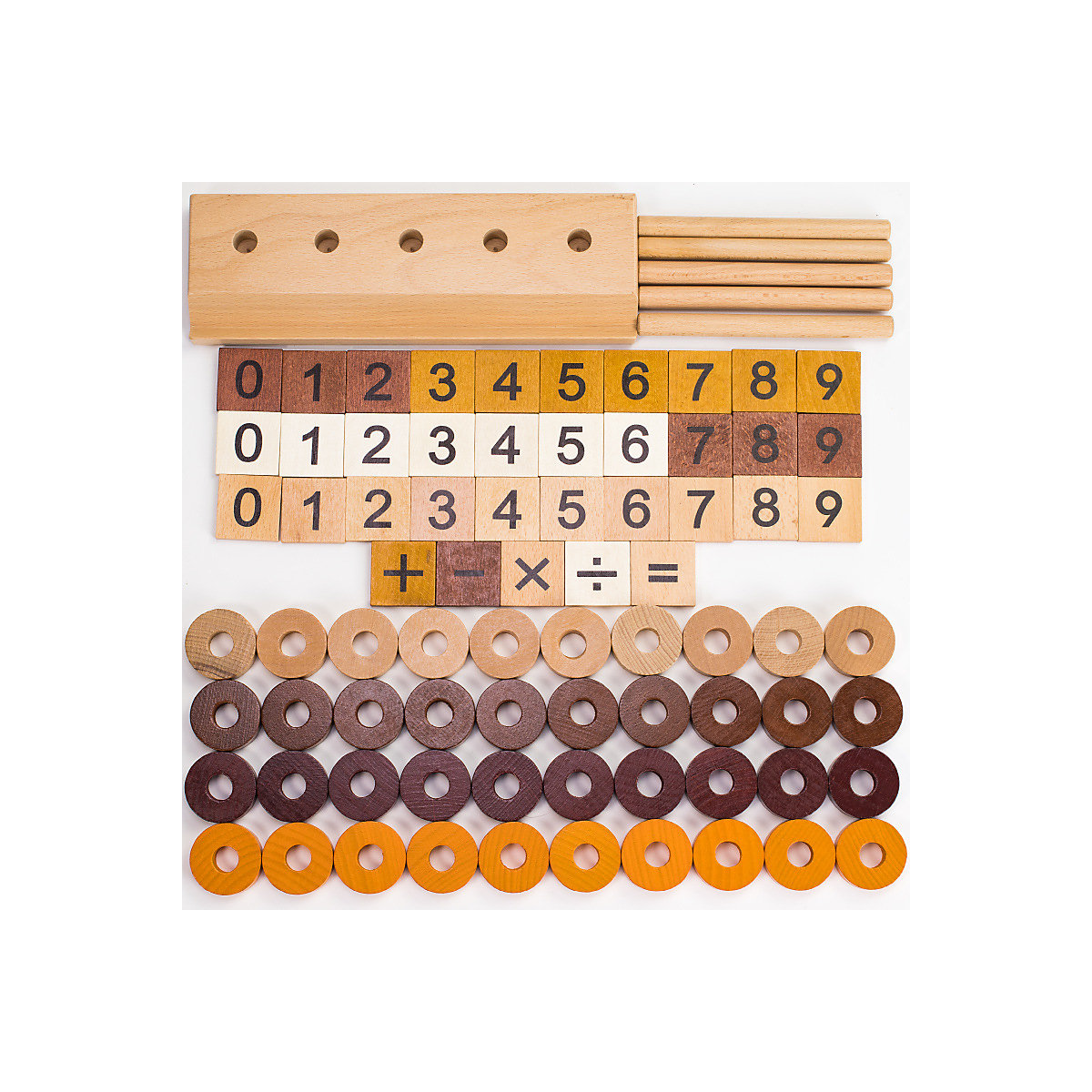 Puzzleteile Montessori Zahl Lehrmittel