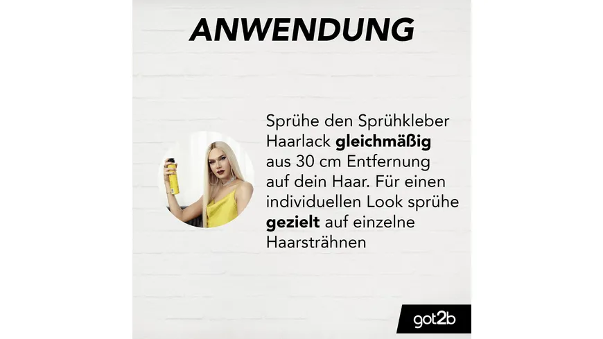GOT2B Haarlack Sprüh Kleber 300 ml 300 ml