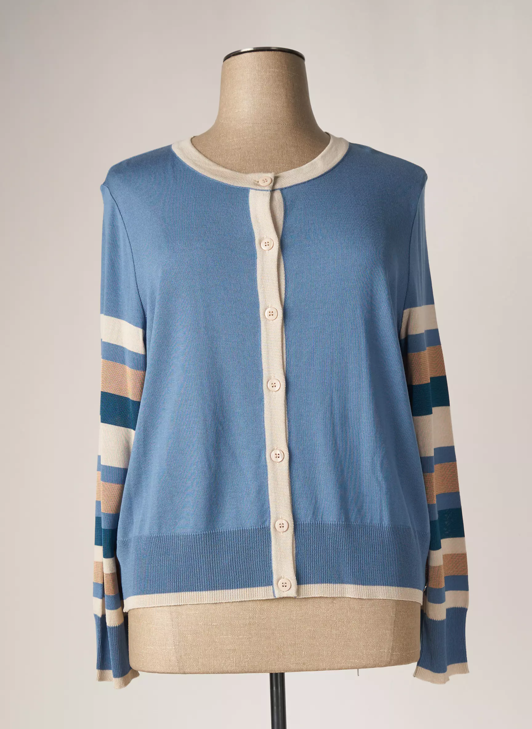 Devernois Cardigans Femme couleur bleu