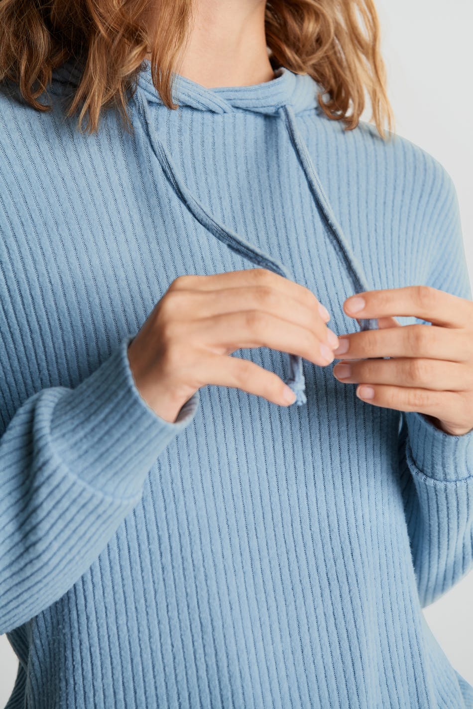Stina rib hoodie