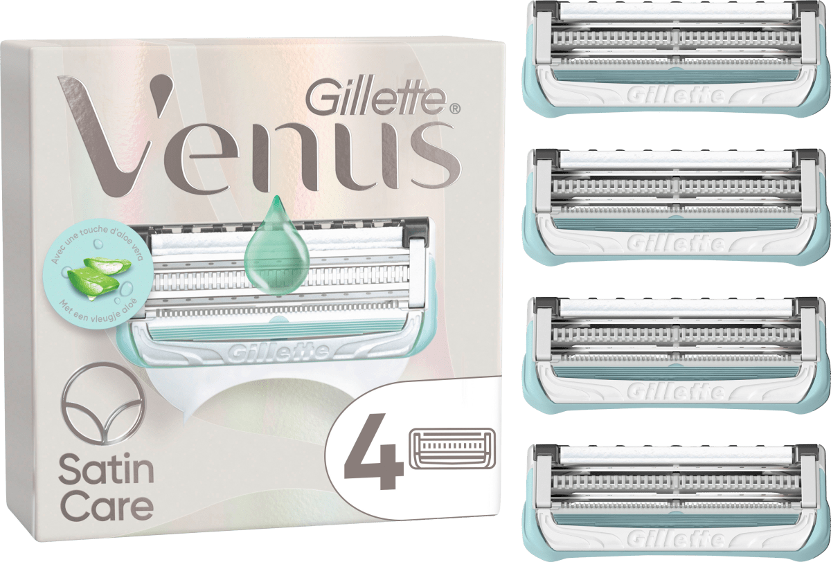 Rasierklingen für den Intimbereich, Aloe Vera, 4 St