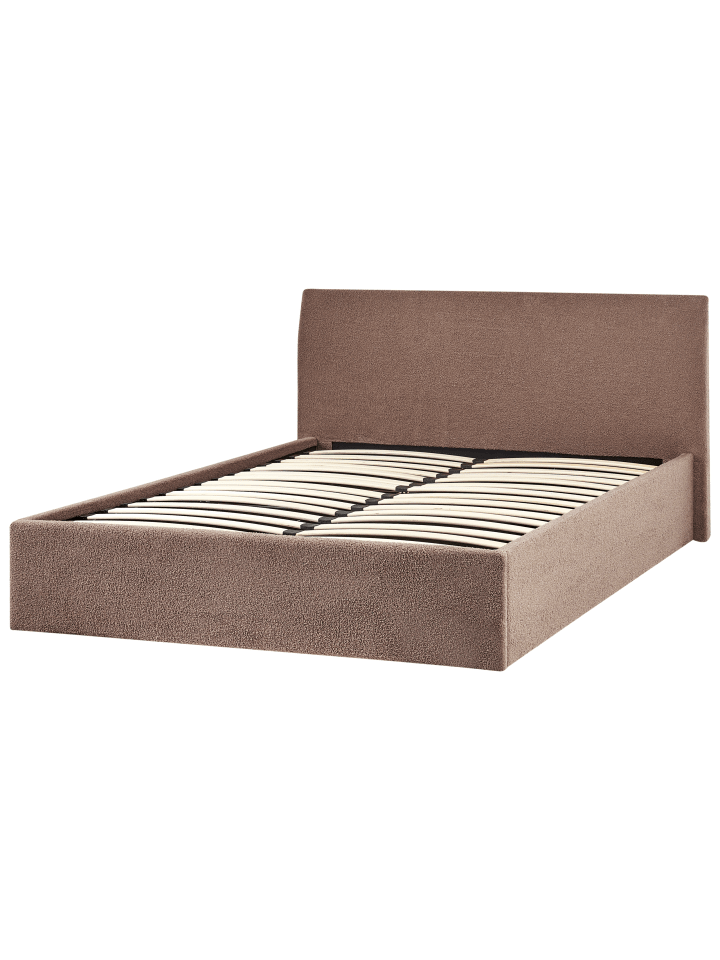 Beliani Doppelbett ORBEY in Braun - (W) 157 x (H) 88 x (L) 212 cm günstig kaufen onesize