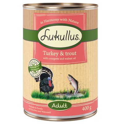 Lukullus Naturkost Adult Getreidefrei 6 x 400 g