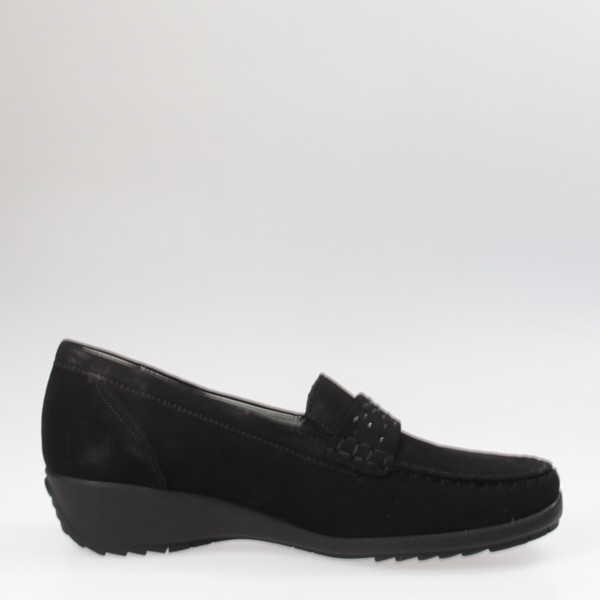 WALDLÄUFER Klassische Slipper schwarz Hanin
