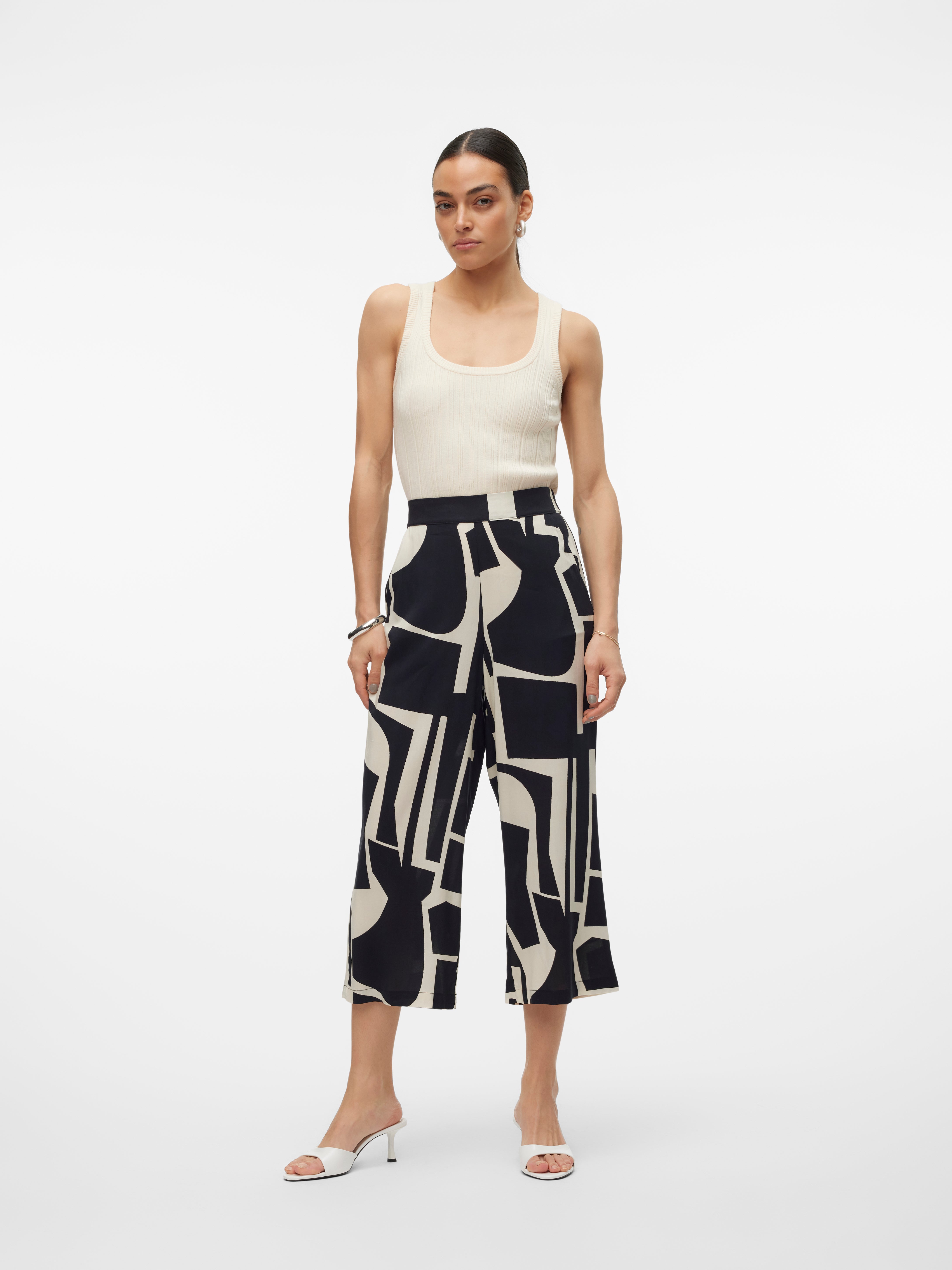 VMEASY Hohe Taille Culottehose