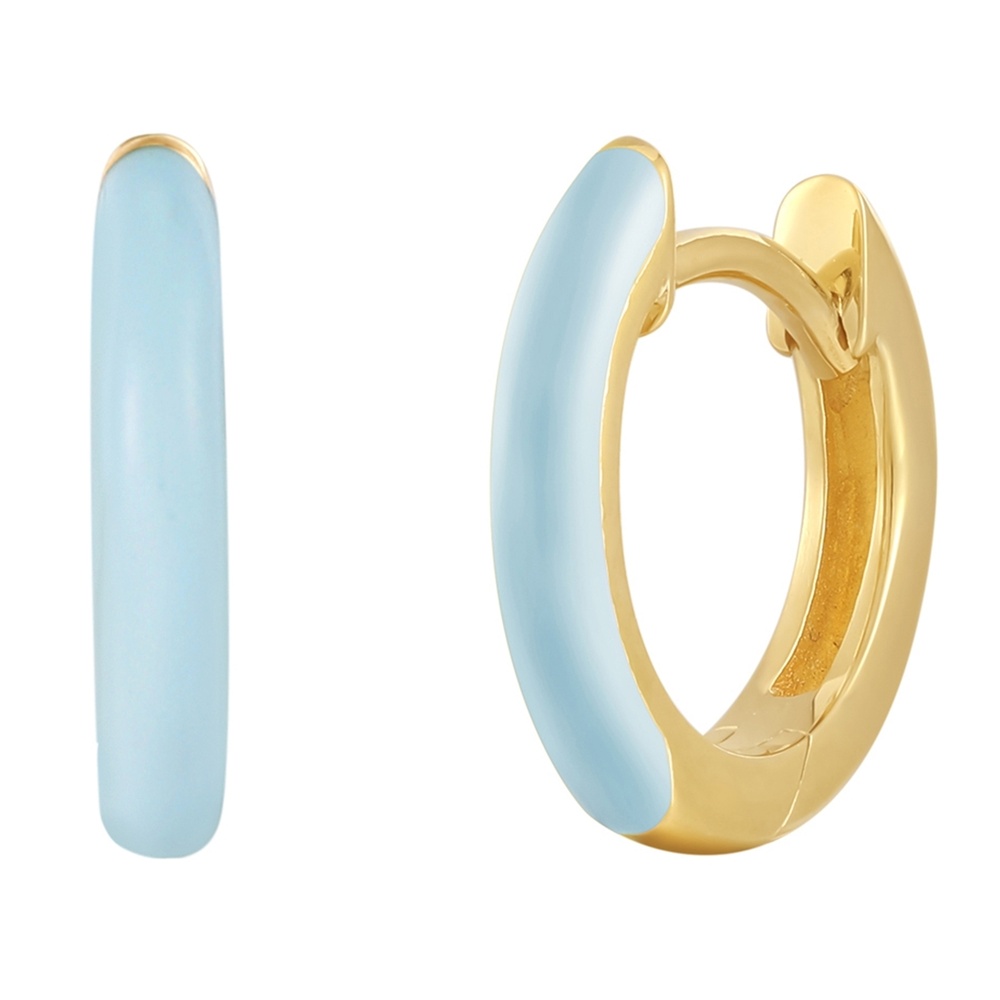 Glanzstücke München Boucles doreilles Argent sterling en Or jaune Boucles d'oreilles