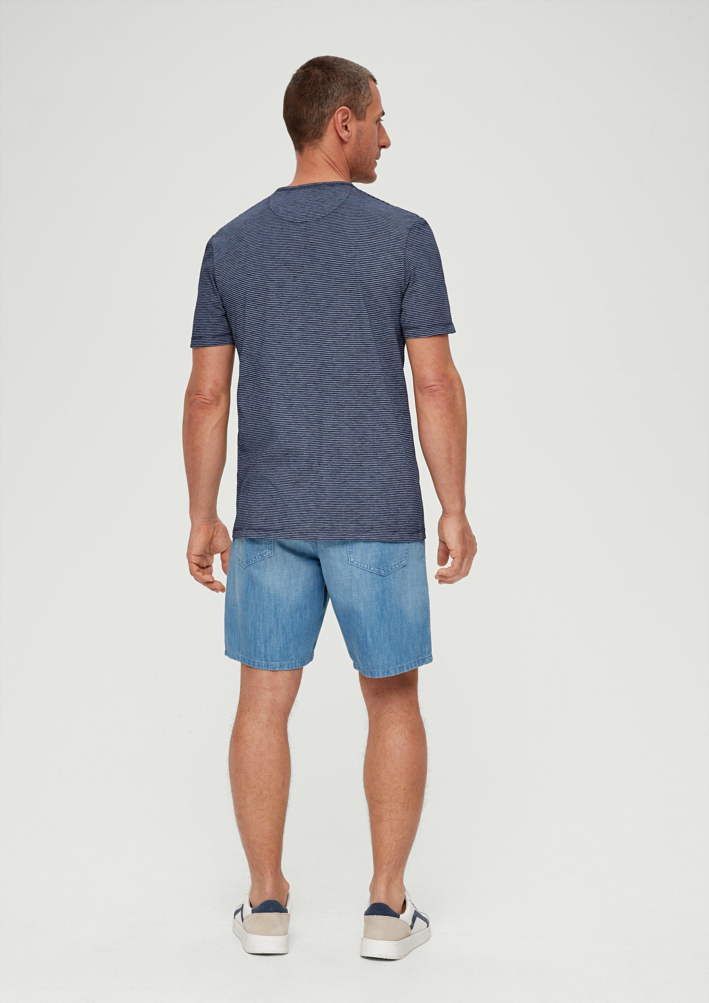 T-Shirt mit Henleyausschnitt  2131538-59G4
