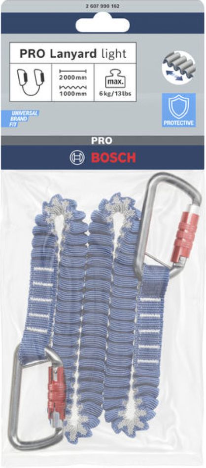 Bosch Blue Accessories 2607990162 PRO Letvægtsline 6 kg 2 x karabinhager