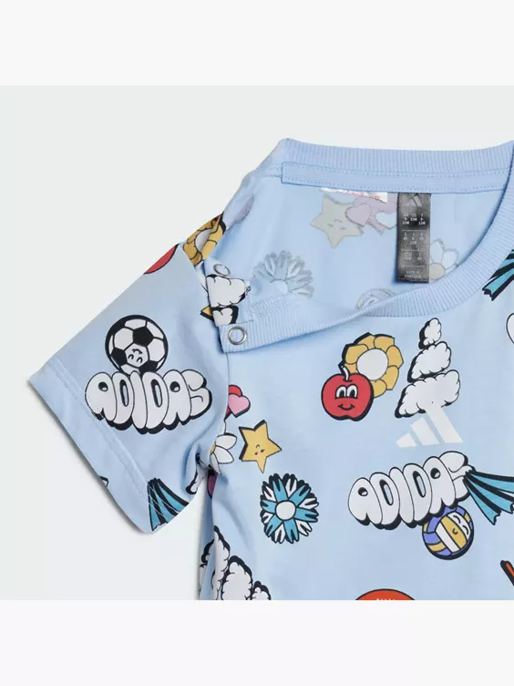 adidas Seasonal Essentials Fun Allover Print Kids Set