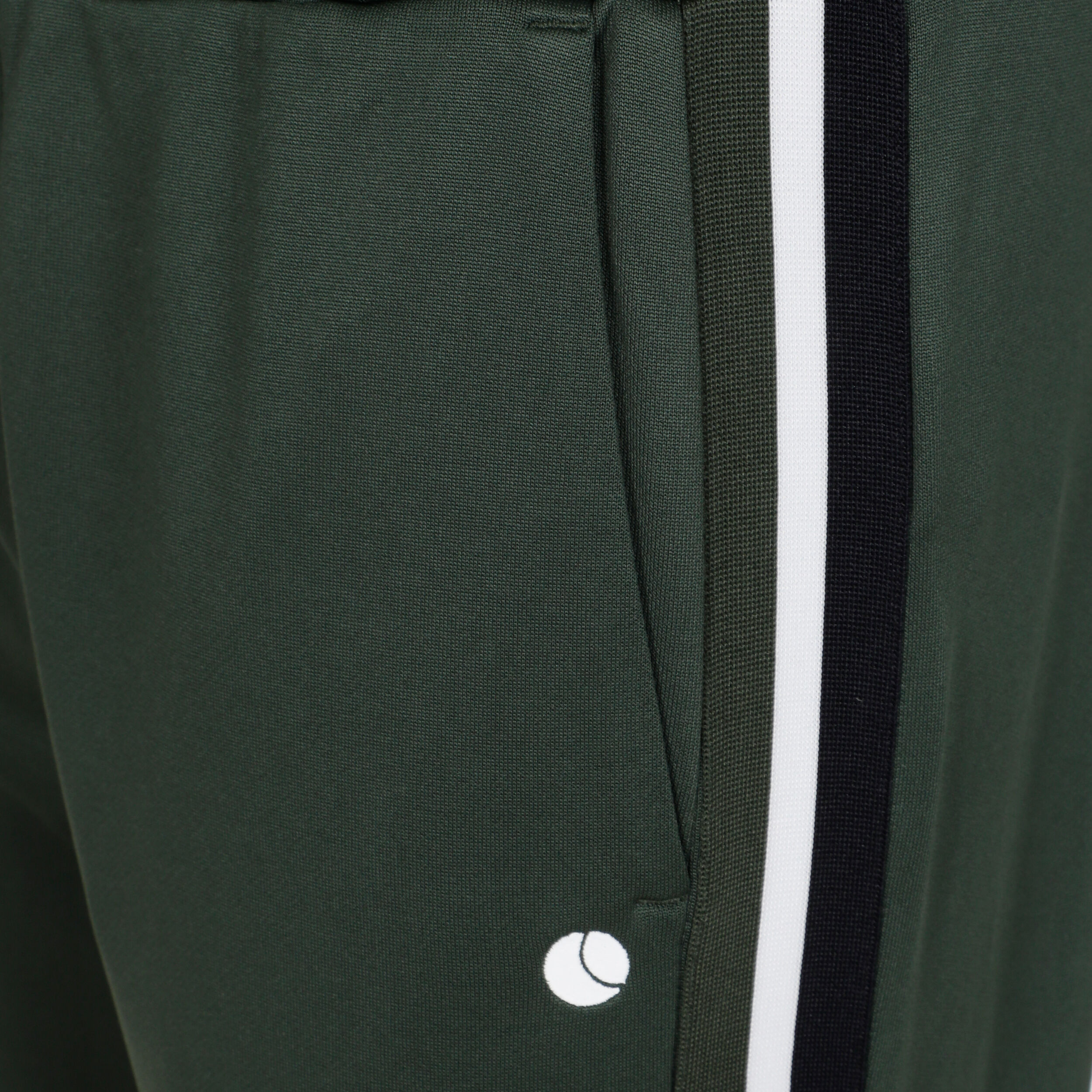 ACE Tapered Trainingshose Herren - Dunkelgrün, Weiß